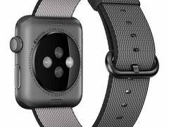 Curea iUni compatibila cu Apple Watch 1/2/3/4/5/6/7, 40mm, Nylon, Woven Strap, Electric Gray