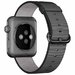 Curea iUni compatibila cu Apple Watch 1/2/3/4/5/6/7, 40mm, Nylon, Woven Strap, Electric Gray